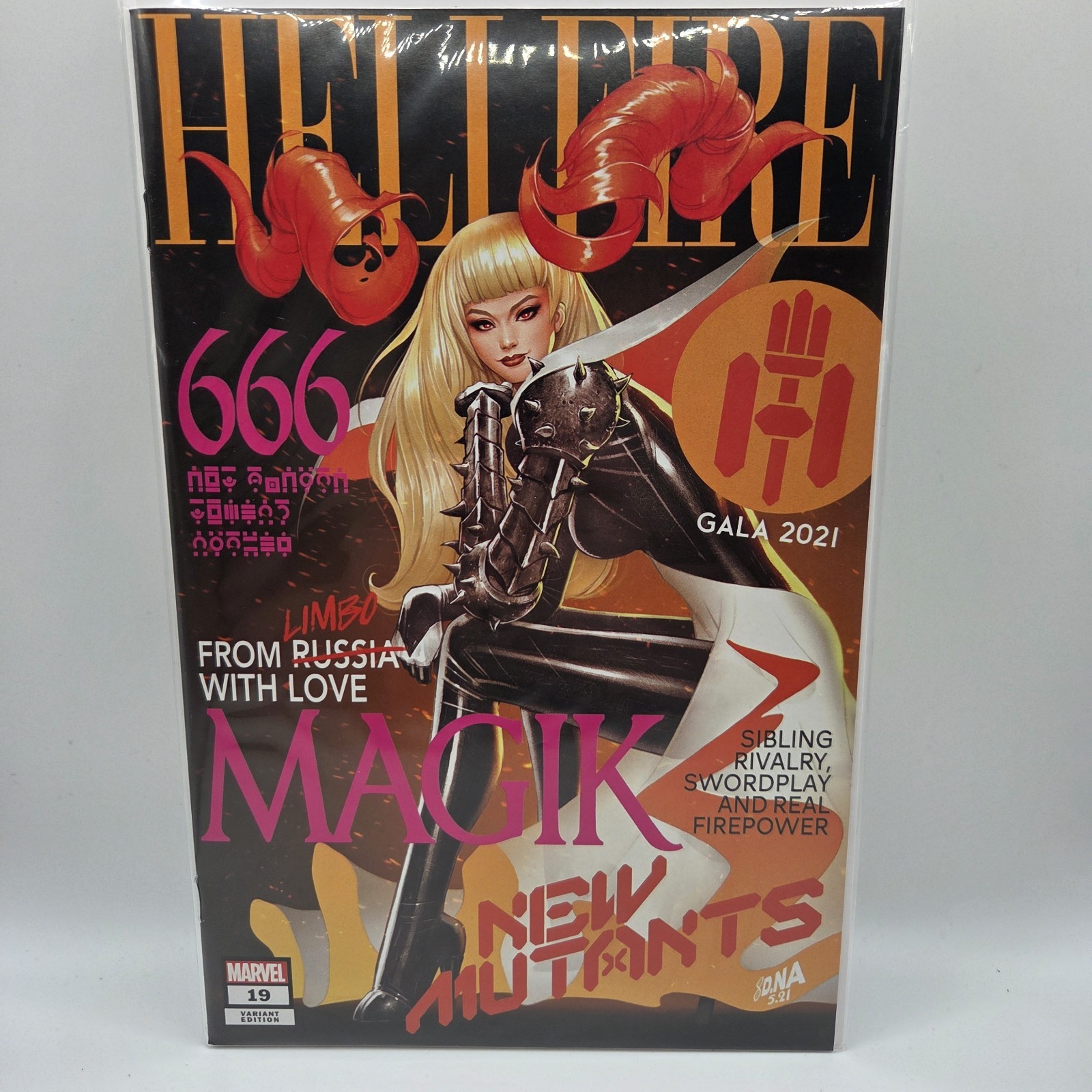 NEW MUTANTS 19 DAVID NAKAYAMA Variant HELLFIRE GALA 2022 MAGIK EXCLUSIVE NM NEW MUTANTS 19 DAVID NAKAYAMA Variant HELLFIRE GALA 2022 MAGIK EXCLUSIVE NM