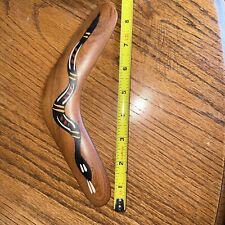 Hand Painted Snake Boomerang Australian picture