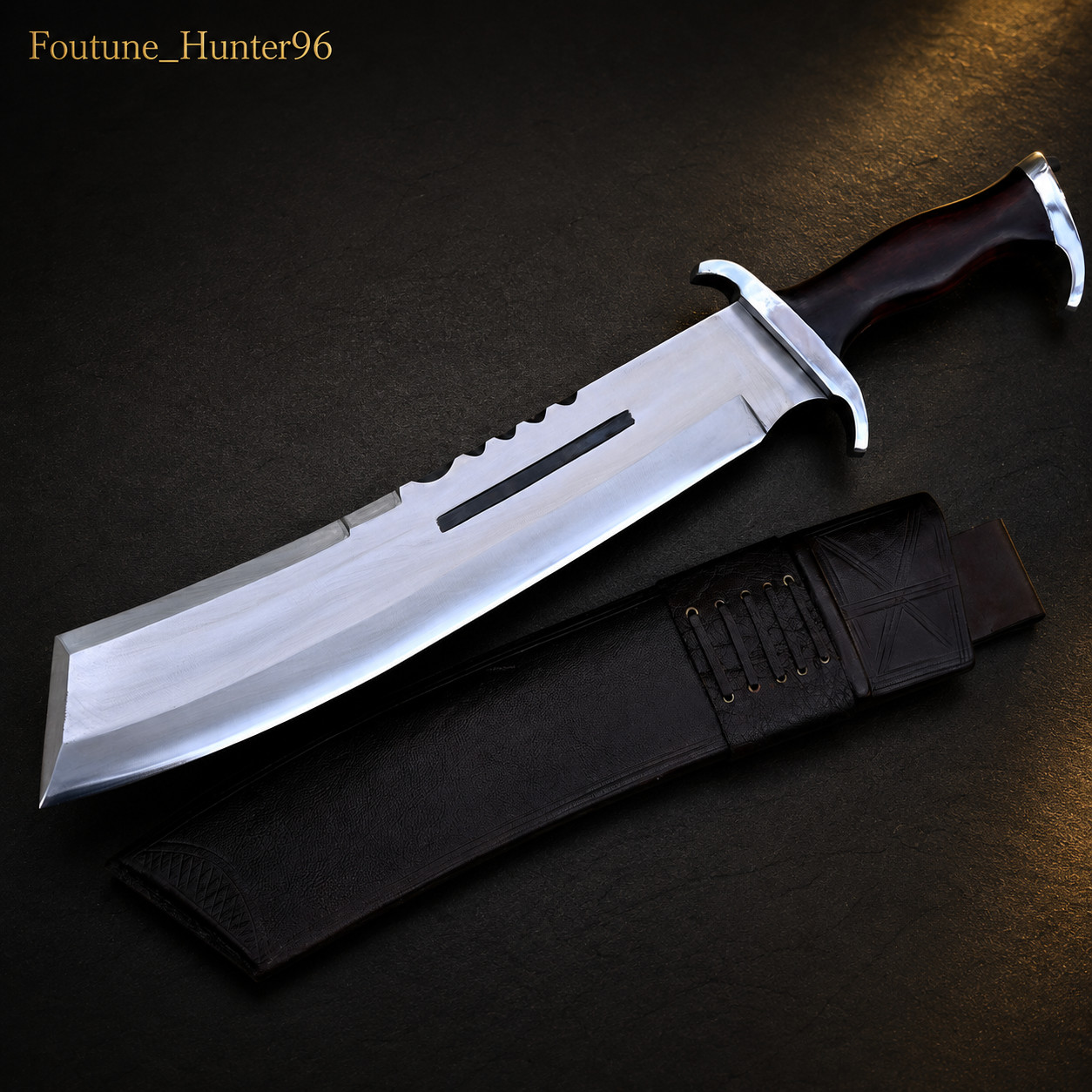 15in Machete Full Tang Carbon Steel Heavy Duty Jungle Survival Knife with Sheath 15in Machete Full Tang Carbon Steel Heavy Duty Jungle Survival Knife with Sheath