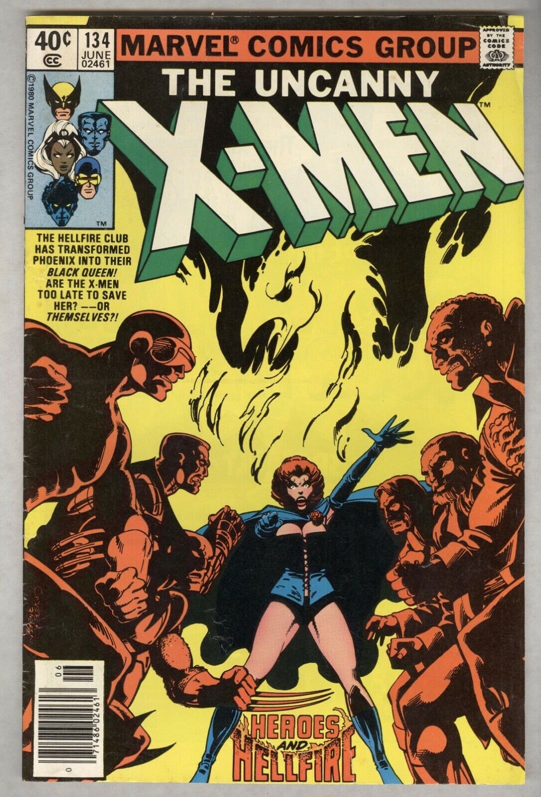 X-Men #134 June 1980 VG Hellfire Club