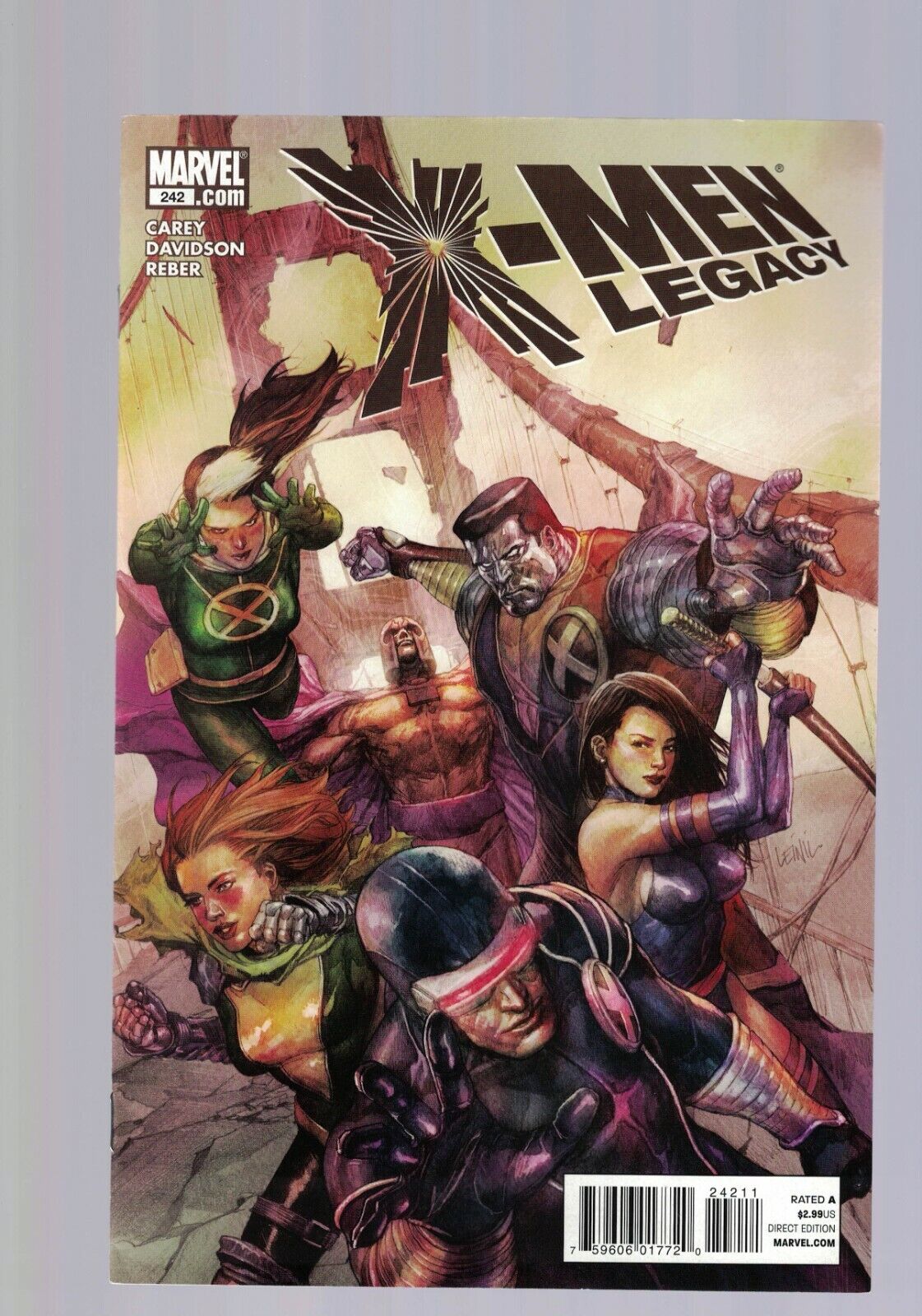 Marvel Comic  X-Men Legacy No. 242 January 2011 $2.99 USA