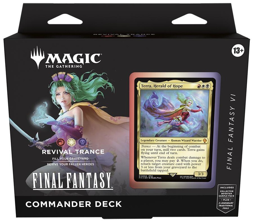 FINAL FANTASY Commander Deck - FINAL FANTASY VI Revival Trance Magic FINAL FANTASY Commander Deck - FINAL FANTASY VI Revival Trance Magic