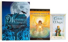 D.J. Conway Book Lot Celtic Moon Elemental Magic Paperbacks picture