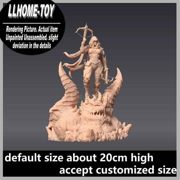 Game Tyrande Whisperwind Crossbow Resin 3D Print GK Figure DIY Model Unpainted Game Tyrande Whisperwind Crossbow Resin 3D Print GK Figure DIY Model Unpainted