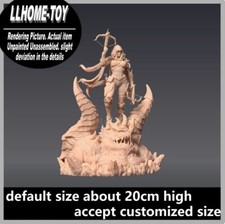 Game Tyrande Whisperwind Crossbow Resin 3D Print GK Figure DIY Model Unpainted picture