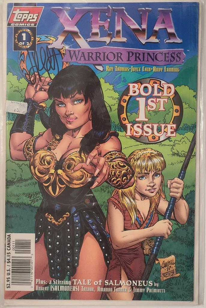 Xena Warrior Princess #1 Autographed Comic Book VF
