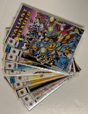 Lot of 10 Vintage 1990s Valiant Comic Books 1st Issue Shadowman Turok Bloodshot picture