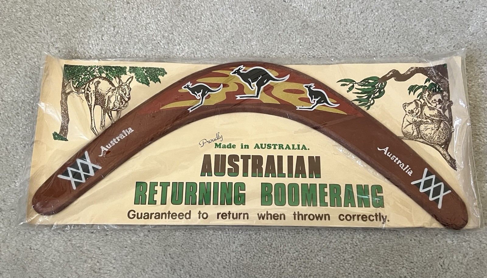 Australian Wood Returning Boomerang Australian Wood Returning Boomerang