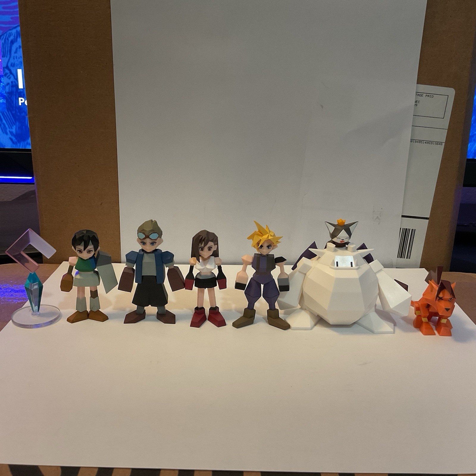 FINAL FANTASY VII Rebirth Mini Polygon 6 Figures Plus Save Spot FF7 2.16