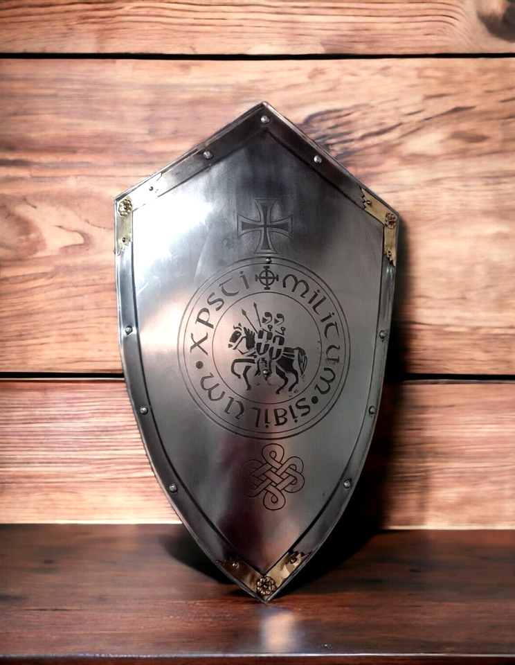 Medieval Fully Functional Dragon Warrior Medieval Knight Shield Templar Shield