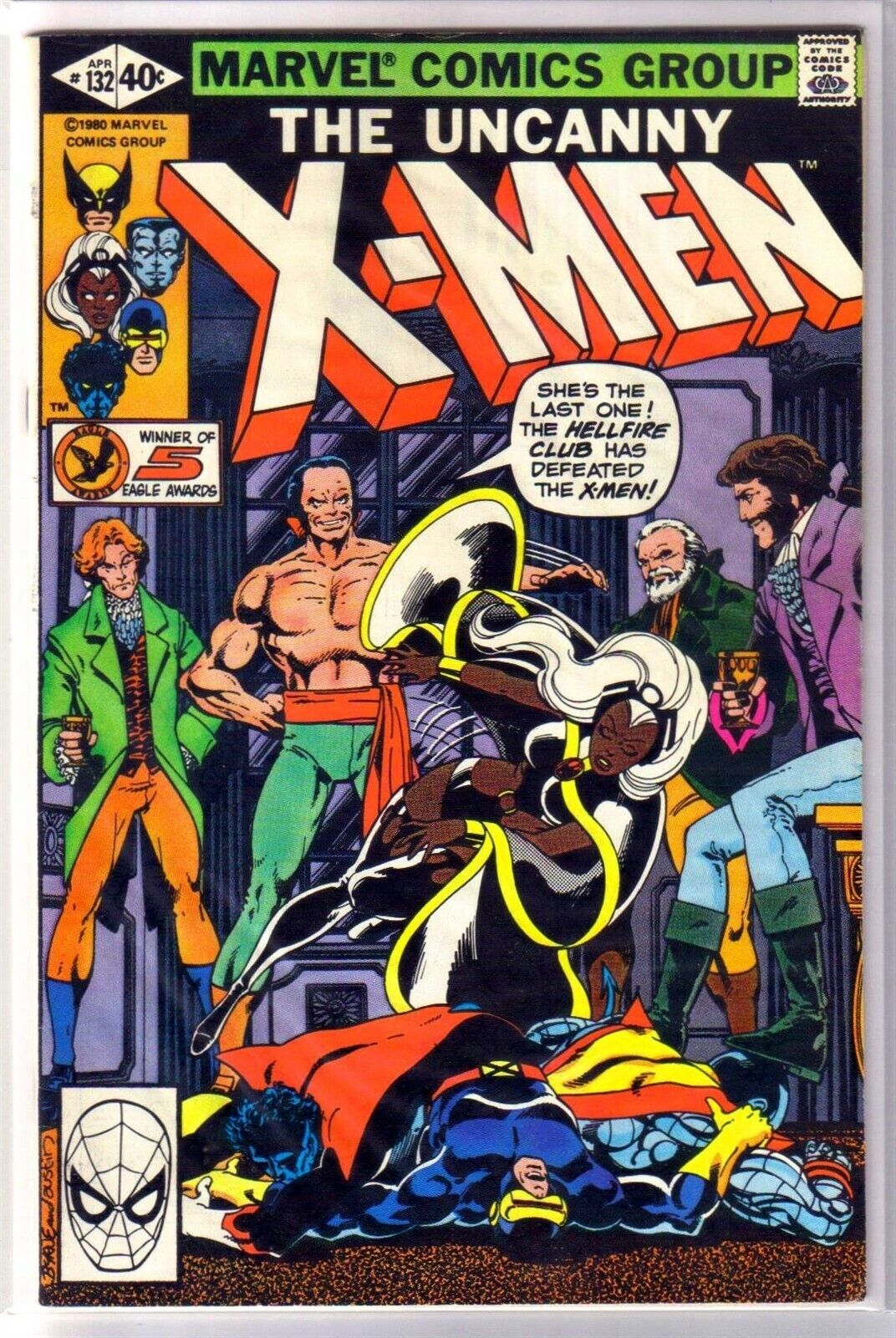 UNCANNY X-MEN #132 The Hellfire Club Marvel Comic Book ~ VG/FN