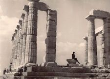 Old Photo Snapshot Temple of Poseidon Sounion Archaeological Site #45 Z26 picture