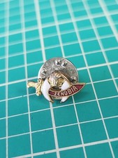 Vtg Freemason Masonic Shriner Zenobia Temple Logo Gold Tone Lapel Pin picture