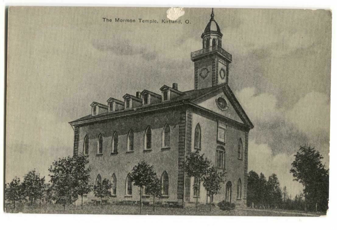 Postcard The Mormon Temple Kirtland OH Ohio