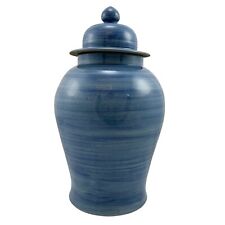 Lake Blue Porcelain Temple Jar picture
