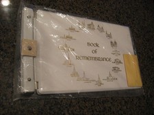 Vintage 70's LDS Mormon Book of Remembrance Multi-Temple Family Genealogy Binder picture