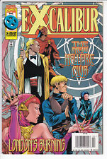 EXCALIBUR #96 RARE NEWSSTAND F/VF 1ST APP HELLFIRE CLUB UK 1988 PRO SHIPPER picture