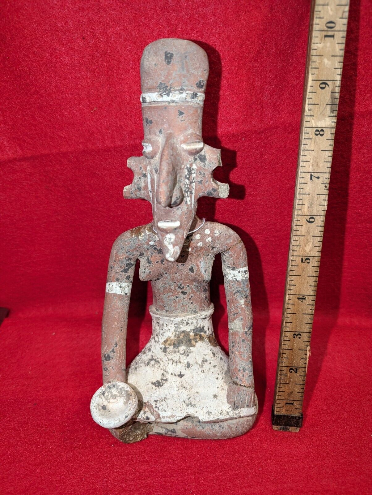 Pre-Colombian Figure  1500  Temple  Figure