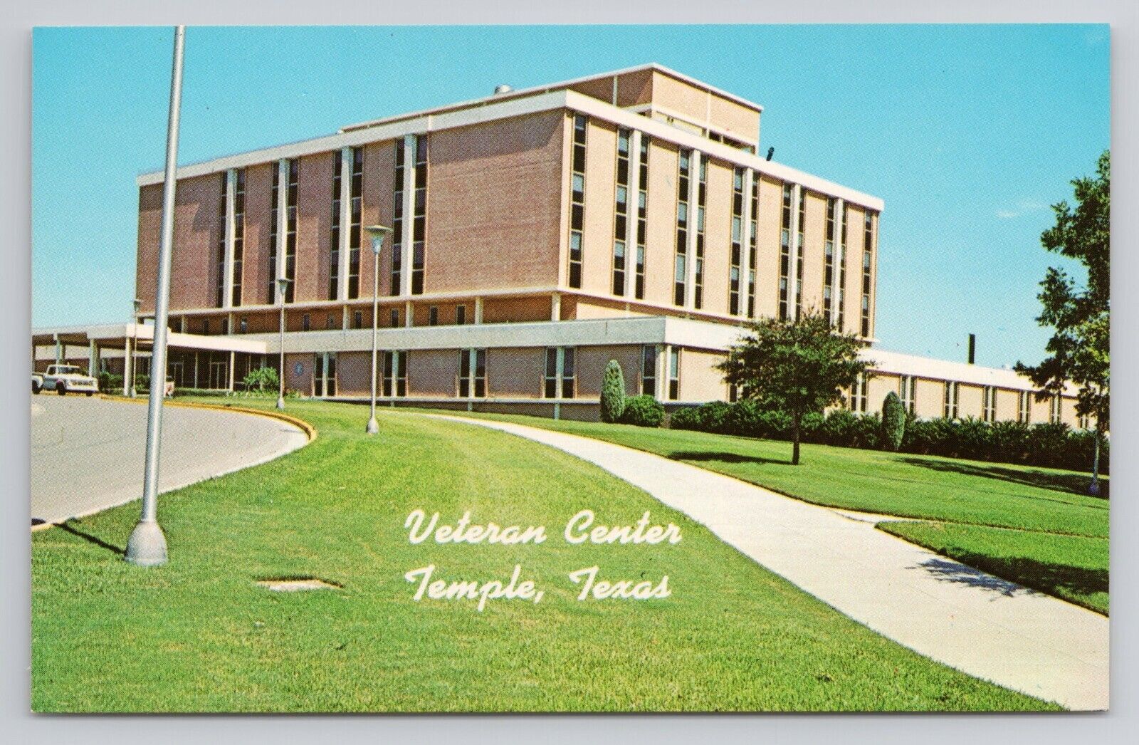 Veteran Center Temple, Texas Chrome Postcard 1111