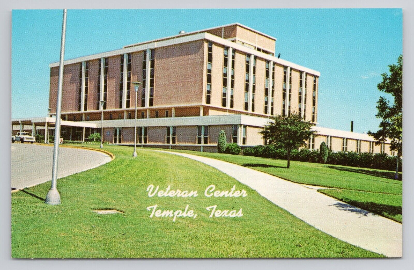 Veteran Center Temple, Texas Chrome Postcard 1115