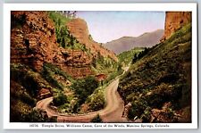 Colorado CO - Temple Drive, Williams Canon, Cave of the Winds - Vintage Postcard picture