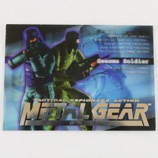 Metal Gear Solid Trading Card #089 Genome Soldier Silver Foil CC-G2 0641 Konami picture