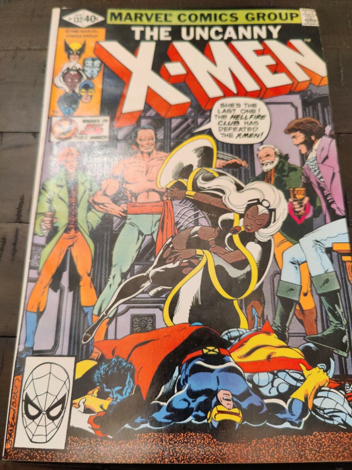 X-MEN #132 HELLFIRE CLUB Sebastian Shaw (MARVEL Comics 1980) mid grade