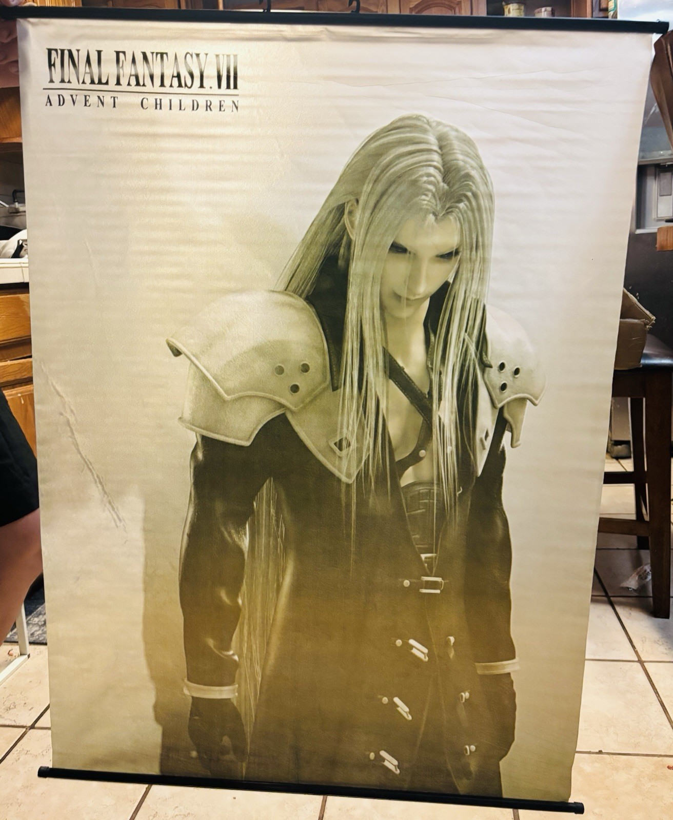 “Final Fantasy VII, Advent Children”(Sephiroth) WallScroll Poster. New “Final Fantasy VII, Advent Children”(Sephiroth) WallScroll Poster. New