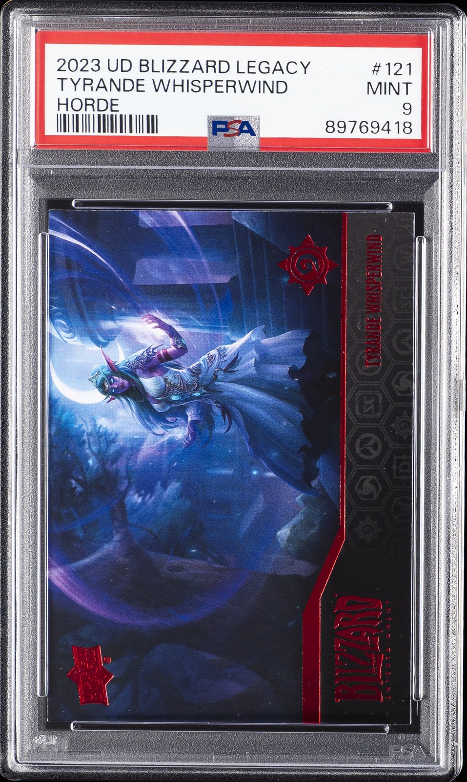 2023 UD BLIZZARD LEGACY COLLECTION HORDE #121 TYRANDE WHISPERWIND PSA 9 2023 UD BLIZZARD LEGACY COLLECTION HORDE #121 TYRANDE WHISPERWIND PSA 9