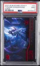 2023 UD BLIZZARD LEGACY COLLECTION HORDE #121 TYRANDE WHISPERWIND PSA 9 picture