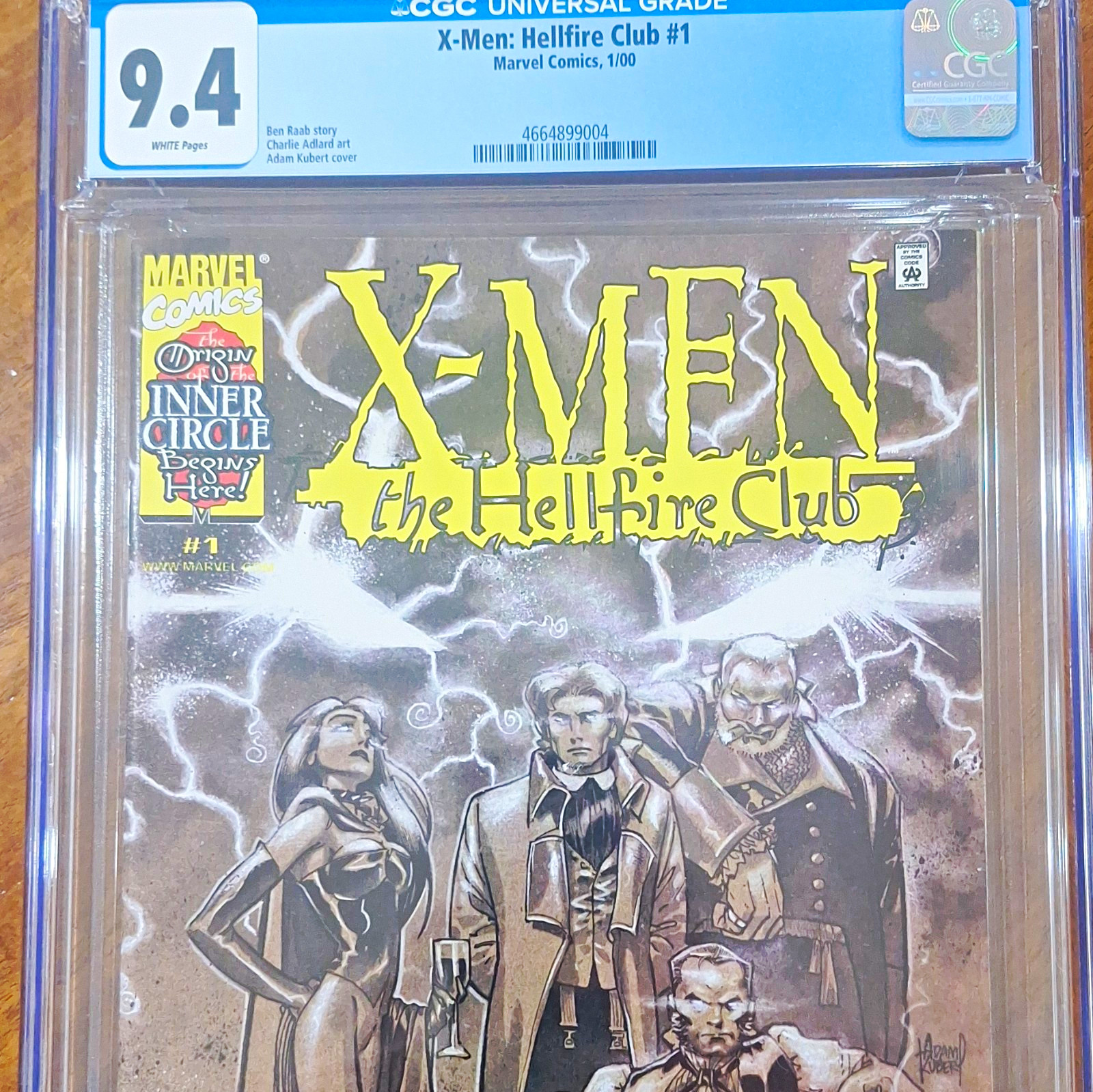 Marvel Comics X-Men: Hellfire Club #1 CGC 9.4 White Pages (2000) Marvel Comics X-Men: Hellfire Club #1 CGC 9.4 White Pages (2000)