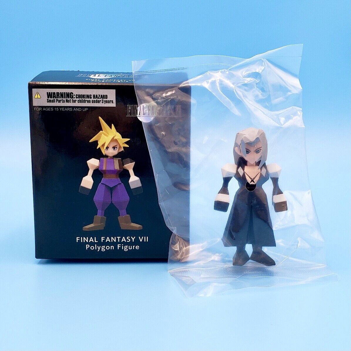Final Fantasy VII FF 7 Remake Sephiroth Polygon Mini Figure Statue with Box
