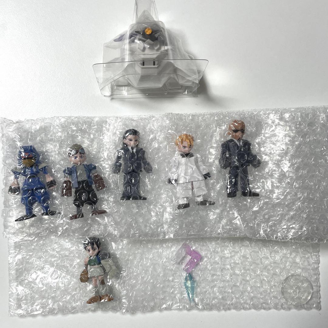 Final Fantasy VII Rebirth Polygon Figure Set of 7 FF7 G prize Kuji Square Enix
