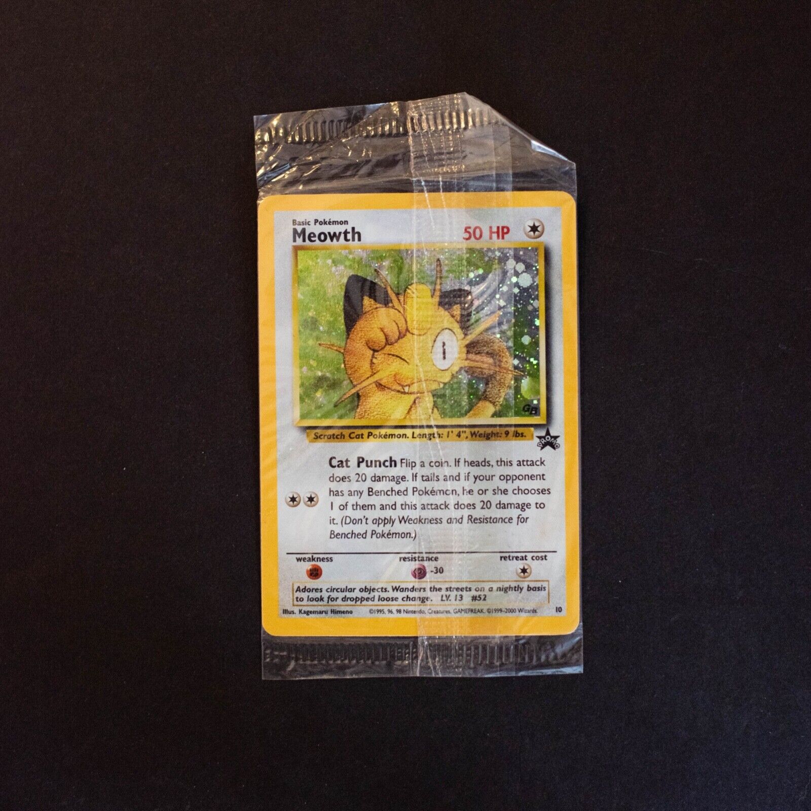 2000 Meowth 10 NEW GB Promo Holo Mint In Original Packaging
